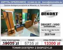 DEKORT - VIGO GARDEROBA  ZESTAW